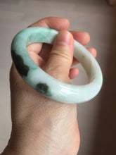 Load image into Gallery viewer, 57.4mm certified 100% natural type A sunny green/purple/yellow jadeite jade bangle BN102-7712