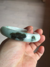 Load image into Gallery viewer, 57.4mm certified 100% natural type A sunny green/purple/yellow jadeite jade bangle BN102-7712
