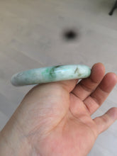 Load image into Gallery viewer, 60.5mm Certified Type A 100% Natural sunny green/white/brown Jadeite Jade bangle A109-5414