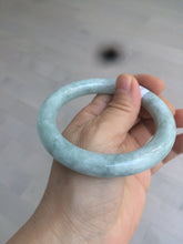Load image into Gallery viewer, 56.4 mm certificated Type A 100% Natural light green round cut Jadeite Jade bangle S54-4069