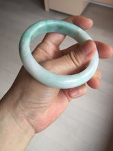 Load image into Gallery viewer, 57.4mm certified 100% natural type A sunny green/purple/yellow jadeite jade bangle BN102-7712