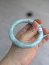 Load image into Gallery viewer, 56.4 mm certificated Type A 100% Natural light green round cut Jadeite Jade bangle S54-4069