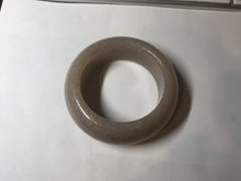 Load image into Gallery viewer, 53mm 100% natural light purple/pale pink/beige with flying snow chubby Quartzite (Shetaicui jade) bangle SY77