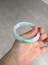 Load image into Gallery viewer, 55.2mm Certified Type A 100% Natural sunny green/light purple Jadeite Jade bangle BM27-0795