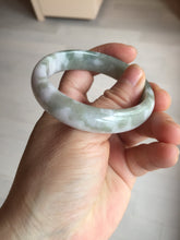 Load image into Gallery viewer, 50mm certified 100% natural Type A light watermelon rind green/yellow/purple jadeite jade bangle BN33-4499