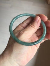 Load image into Gallery viewer, 58.8mm Certified Type A 100% Natural dark green/blue/gray/black slim round cut Guatemala Jadeite bangle GL36-16-3806