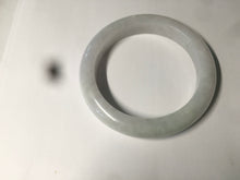Load image into Gallery viewer, 58.2mm certified type A 100% Natural light green/white/purple jadeite jade bangle AE63-6538