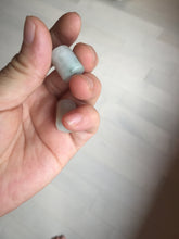 Load image into Gallery viewer, 14.5-16.7mm Type A 100% Natural white light green Jadeite Jade LuluTong (Every road is smooth) bead pendant group BP93 Add-on item