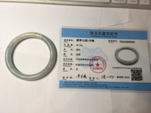 Load image into Gallery viewer, 51.5mm certified 100% natural Type A light green/blue/yellow round cut jadeite jade bangle BS12-9562