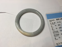 Load image into Gallery viewer, 51.5mm certified 100% natural Type A light green/blue/yellow round cut jadeite jade bangle BS12-9562