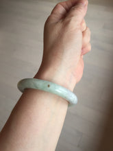 Load image into Gallery viewer, 51.5mm 100% natural Type A green/purple/yellow(FU LU SHOU) chubby jadeite jade bangle BK73-5807