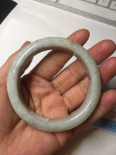Load image into Gallery viewer, 56.5mm 100% natural type A white/light green jadeite jade bangle BN103-9764