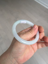 Load image into Gallery viewer, 54.6mm Certified 100% natural Type A white/green/purple jadeite jade bangle AM33-0255
