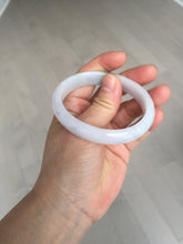 Load image into Gallery viewer, 52mm certified type A100% Natural green purple oval Jadeite Jade bangle BM34-0270