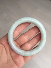 Load image into Gallery viewer, 53.9mm 100% natural Type A green/purple/yellow(FU LU SHOU) chubby jadeite jade bangle BK74-5806