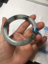 Load image into Gallery viewer, 53mm certified 100% natural Type A icy watery dark green brown jadeite jade bangle AH102-4492