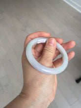 Load image into Gallery viewer, 54.7mm certified type A100% Natural green purple Jadeite Jade bangle BM35-0251