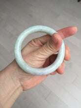 Load image into Gallery viewer, 53.9mm 100% natural Type A green/purple/yellow(FU LU SHOU) chubby jadeite jade bangle BK74-5806