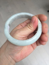 Load image into Gallery viewer, 56.5mm 100% natural type A white/light green jadeite jade bangle BN103-9764