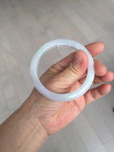 Load image into Gallery viewer, 54.7mm certified type A100% Natural green purple Jadeite Jade bangle BM35-0251