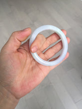 Load image into Gallery viewer, 54.7mm certified type A100% Natural green purple Jadeite Jade bangle BM35-0251