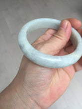 Load image into Gallery viewer, 56.5mm 100% natural type A white/light green jadeite jade bangle BN103-9764