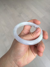 Load image into Gallery viewer, 54.7mm certified type A100% Natural green purple Jadeite Jade bangle BM35-0251