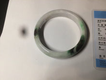 Load image into Gallery viewer, 60mm certified 100% natural type A green white  jadeite jade bangle AY75-1734