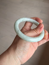 Load image into Gallery viewer, 53.9mm 100% natural Type A green/purple/yellow(FU LU SHOU) chubby jadeite jade bangle BK74-5806