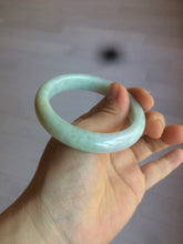 Load image into Gallery viewer, 54.5mm Certified 100% natural Type A green/purple/yellow jadeite jade bangle S51-1728