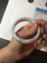 Load image into Gallery viewer, 54.4mm certified 100% natural Type A white/purple/green jadeite jade bangle BL49-6240