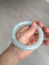 Load image into Gallery viewer, 59.1mm Certified Type A 100% Natural light green chubby round cut Jadeite Jade bangle BM24-4587