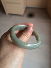 Load image into Gallery viewer, 50mm certified 100% natural Type A dark green/black oval jadeite jade bangle AM84-2870