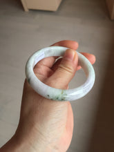 Load image into Gallery viewer, 54.4mm certified 100% natural Type A white/purple/green jadeite jade bangle BL49-6240