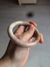 Load image into Gallery viewer, 53.8mm 100% natural beige yellow pink purple round cut a taste of the tropical Coral Jade (珊瑚玉) bangle SY22