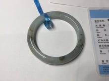Load image into Gallery viewer, 52.3mm certified 100% natural Type A icy watery dark green jadeite jade bangle AH103-4490