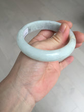 Load image into Gallery viewer, 56.5mm 100% natural type A white/light green jadeite jade bangle BN103-9764