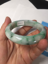Load image into Gallery viewer, 53.7mm Certified 100% natural Type A sunny green purple jadeite jade bangle BQ33-4150