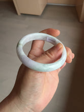Load image into Gallery viewer, 54.4mm certified 100% natural Type A white/purple/green jadeite jade bangle BL49-6240