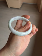 Load image into Gallery viewer, 54.4mm certified 100% natural Type A white/purple/green jadeite jade bangle BL49-6240