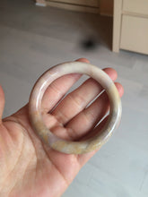 Load image into Gallery viewer, 53.8mm 100% natural beige yellow pink purple round cut a taste of the tropical Coral Jade (珊瑚玉) bangle SY22