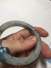Load image into Gallery viewer, 52.3mm certified 100% natural Type A icy watery dark green jadeite jade bangle AH103-4490