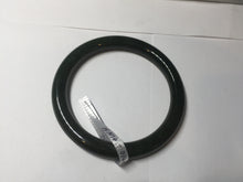 Load image into Gallery viewer, 60.2mm certified 100% Natural dark green/black round cut nephrite Jade(碧玉) bangle HN14-0140