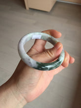 Load image into Gallery viewer, 56.4 mm certificated Type A 100% Natural green purple yellow Jadeite Jade bangle BL64-6220