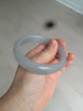 Load image into Gallery viewer, 56.6mm 100% natural smoky purple/icy ash gray Quartzite (Shetaicui jade) bangle SY58