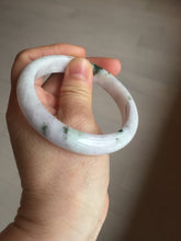 Load image into Gallery viewer, 56.4 mm certificated Type A 100% Natural green purple white Jadeite Jade bangle BL65-6232