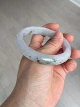 Load image into Gallery viewer, 57.6mm Certified Type A 100% Natural icy watery white purple black brown Jadeite Jade bangle BM21-7700