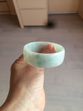Load image into Gallery viewer, 52.3mm certified 100% natural Type A sunny green/white/purple jadeite jade bangle BK8-2423