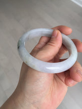 Load image into Gallery viewer, 57.6mm Certified Type A 100% Natural icy watery white purple black brown Jadeite Jade bangle BM21-7700