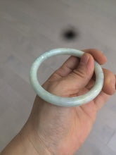 Load image into Gallery viewer, 55.9mm Certified Type A 100% Natural white/green/yellow/purple round cut Jadeite Jade bangle R110-1731